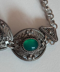 Rare Green Amethyst Sterling Silver Unique Bracelet