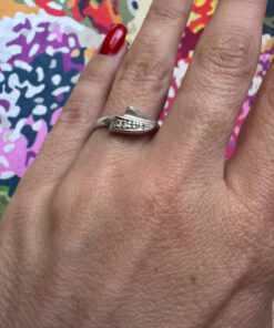 Vintage sterling silver ring size N