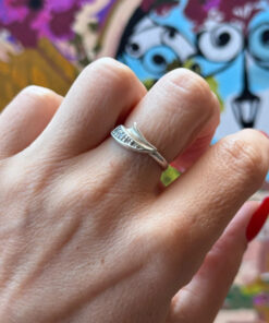 Vintage sterling silver ring size N