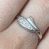 Vintage sterling silver ring size N