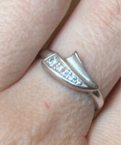 Vintage sterling silver ring size N