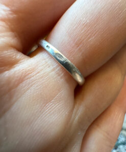 Vintage sterling silver ring size N