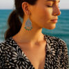 Sterling Silver Earrings with Cubic Zirconia