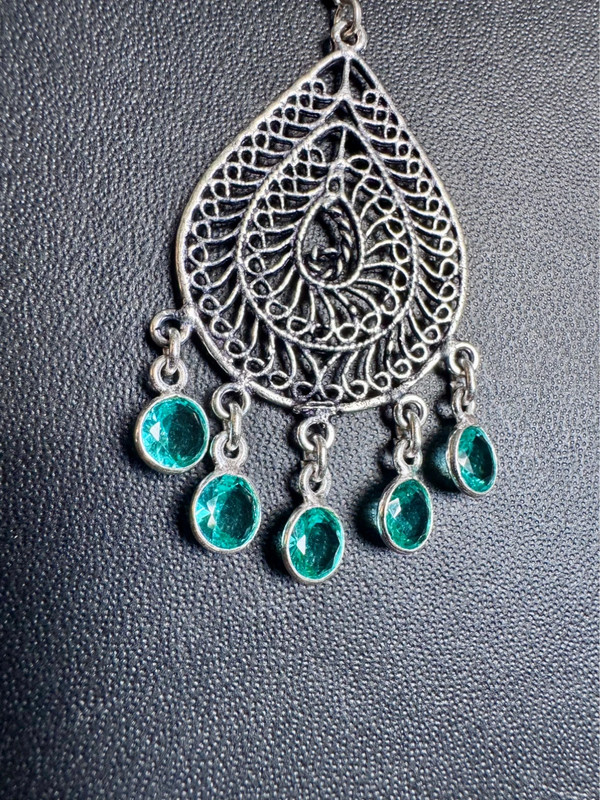 Sterling Silver Earrings with Cubic Zirconia