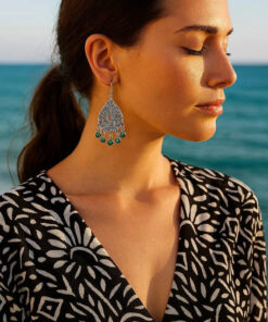 Sterling Silver Earrings with Cubic Zirconia
