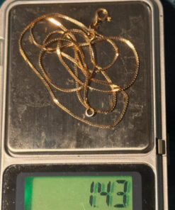 Midas 14 k, 585 gold chain, 1.43 grams, 48cm