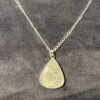 Powerful Natural Black Rutile 925 Silver Plated Necklace 18