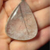 Powerful Natural Black Rutile 925 Silver Plated Necklace 18