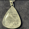 Powerful Natural Black Rutile 925 Silver Plated Necklace 18