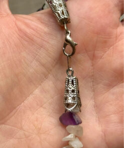 Natural hight quality Unique vintage amethyst bead necklace