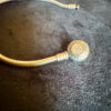 genuine  authentic Pandora Signature Clasp Sterling Silver 14k Gold Bracelet