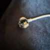 genuine  authentic Pandora Signature Clasp Sterling Silver 14k Gold Bracelet