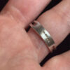 Sterling silver ring Uk size N with CZ