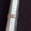 Sterling silver ring Uk size N with CZ