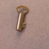 Vintage Japanese key-style novelty lighter, brass tone, approx 1950-60