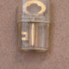 Vintage Japanese key-style novelty lighter, brass tone, approx 1950-60