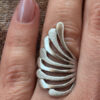 Vintage 1990s sterling silver ring, size K