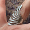 Vintage 1990s sterling silver ring, size K