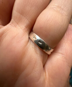 Vintage 1990s sterling silver ring, size K