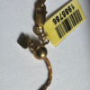 Vintage 925 Gold Sterling Silver Chain Bracelet W/ Heart Drop -18cm#117