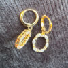 Earrings golden tone xuping