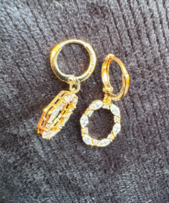 Earrings golden tone xuping