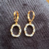 Earrings golden tone xuping