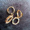 Earrings golden tone xuping
