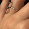 Sterling Silver Infinity Ring – Size J (#15)