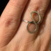 Sterling Silver Infinity Ring – Size J (#15)