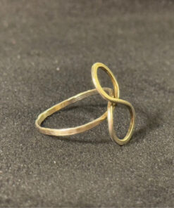 Sterling Silver Infinity Ring – Size J