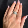 Sterling silver ring Uk size O (1)