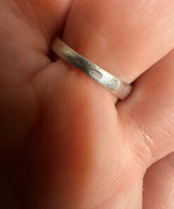 Sterling silver ring Uk size O (1)