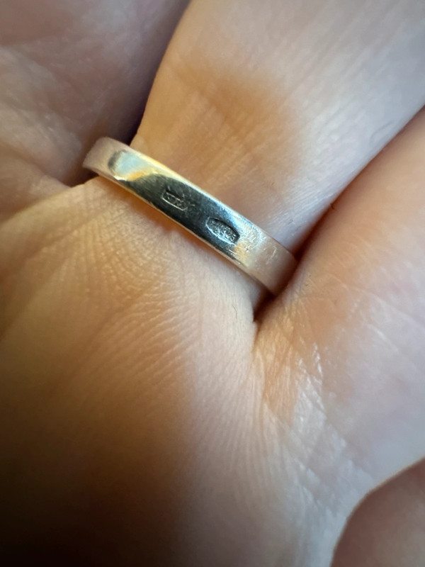 Stunning zigzag sterling silver ring size O 1/2 (3)