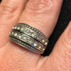 Vintage Sterling silver ring Uk size Q 1/2 (6)