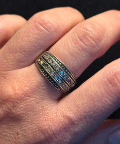 Vintage Sterling silver ring Uk size Q 1/2 (6)