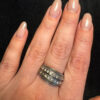Vintage Sterling silver ring Uk size Q 1/2 (6)
