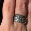 Vintage 90s Sterling silver ring size O (6)