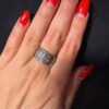Vintage 90s Sterling silver ring size O (6)