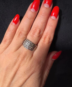 Vintage 90s Sterling silver ring size O (6)