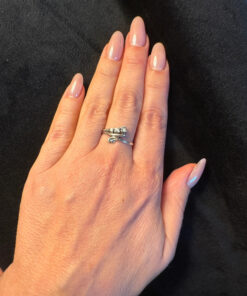 Uk size O vintage Soviet Sterling silver ring (7)