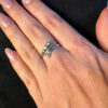 Uk size O vintage Soviet Sterling silver ring (7)