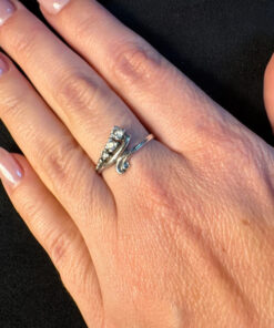 Uk size O vintage Soviet Sterling silver ring (7)