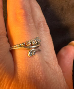 Uk size O vintage Soviet Sterling silver ring (7)