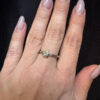 Tggc 925 sterling silver rose flower ring - UK size Q
