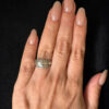 Sterling silver ring Uk size L