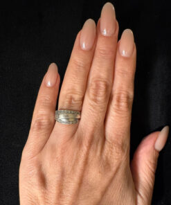 Sterling silver ring Uk size L