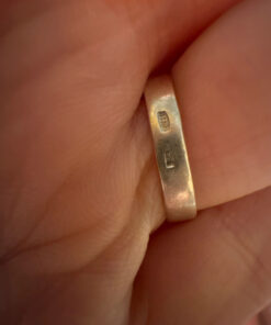 Sterling silver ring Uk size L