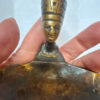 RARE Vintage old ashtray bronze Soviet Russian USSR Faraon Statue Sculpture