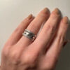 Uk size m1/2 sterling silver ring (#16)